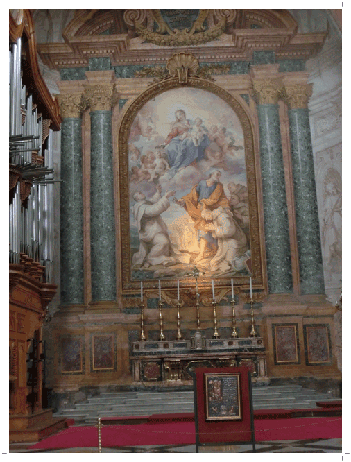 バイブオルガンの置かれた翼の祭壇画 バイブオルガンの置かれた翼の祭壇画