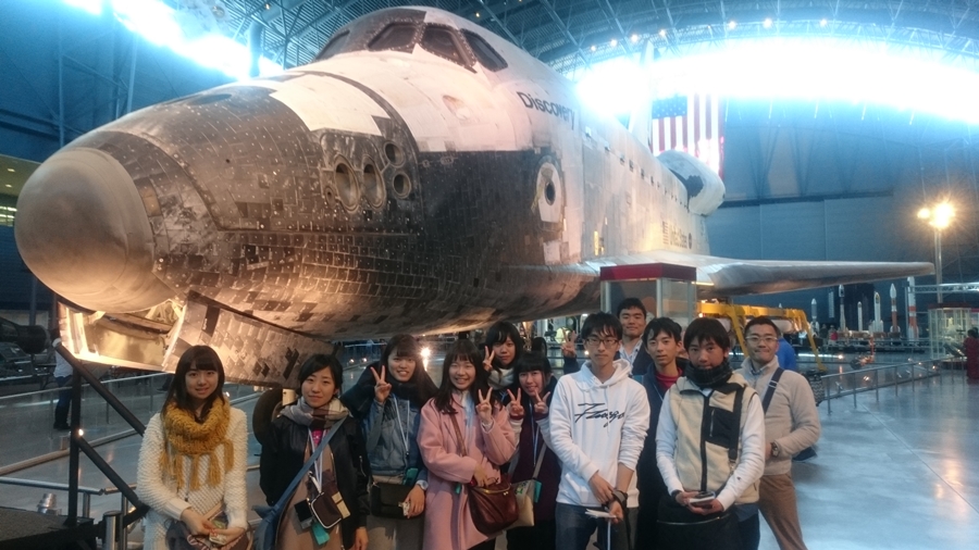 宇宙航空博物館にて