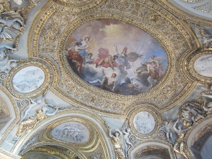 ルーブル美術館の天井